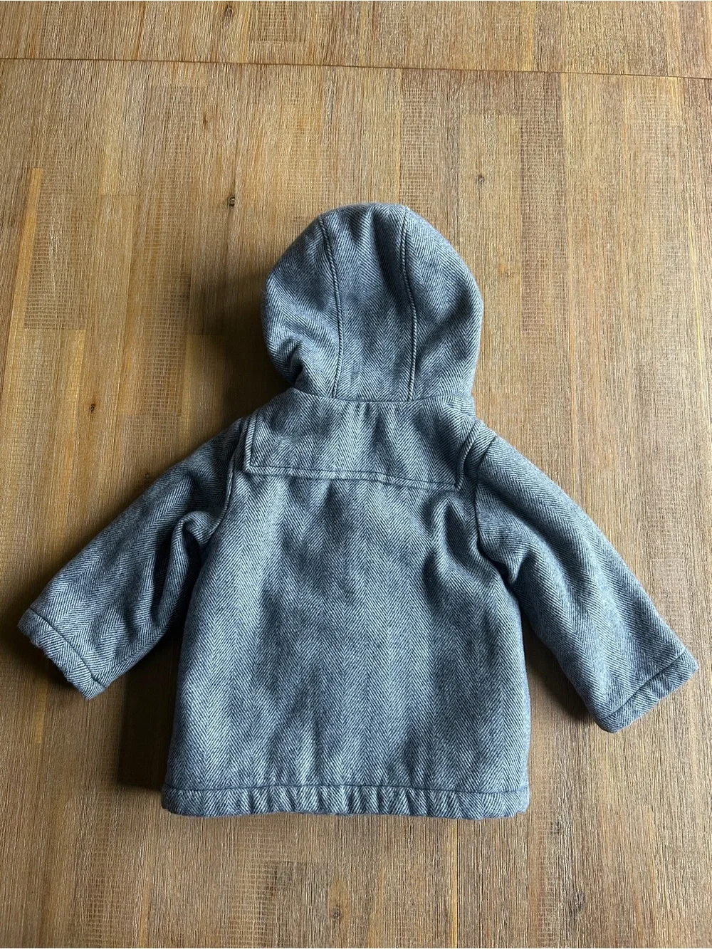 Baby Gap Herringbone Wool Toggle Coat, 18-24M, EUC